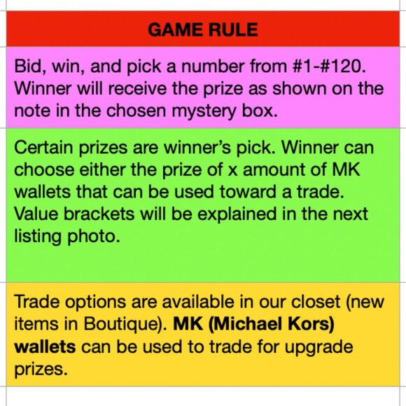 Luxcellent Mystery Box Game 7/07 - Picture 3 of 9